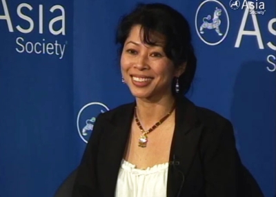 Loung Ung at Asia Society New York on April 23, 2012. 