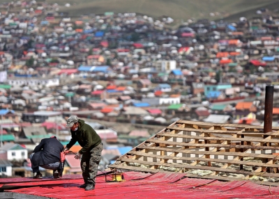 In recent years, more than a million Mongolians have moved into Ulaanbaatar, by far the country's largest city. Photographed on June 22, 2012.