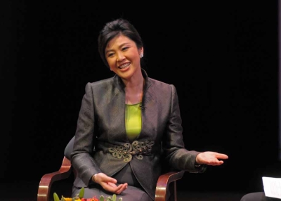 Thai Prime Minister Yingluck Shinawatra in New York on September 26, 2012. (Elsa Ruiz)
