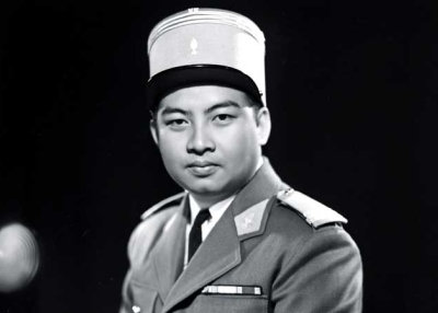 Cambodian King Norodom Sihanouk (1922-2012), shown here in French-style military uniform in 1953. (Stringer/AFP/GettyImages)