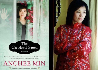 "The Cooked Seed" (Bloomsbury, 2013) by Anchee Min (R). (Naishi Min)