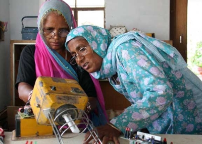 In "Grandmother Power," photographer Paola Gianturco turns her lens on women training to become solar engineers at Barefoot College in Tilonia, Rajasthan, India. (Paola Gianturco)