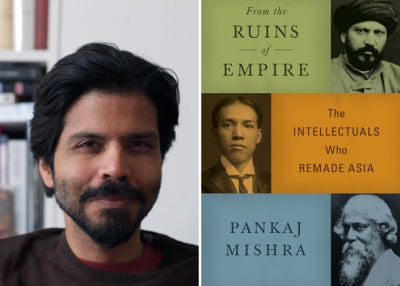 Pankaj Mishra (L), author of 'From the Ruins of Empire: The Revolt Against the West and the Remaking of Asia' (Farrar Straus Giroux, 2012). 