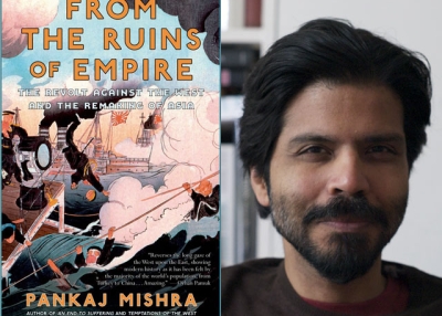 Pankaj Mishra (R), author of "From the Ruins of Empire: The Revolt Against the West and the Remaking of Asia" (U.S. paperback edition, 2013). (Author photo: PankajMishra.com)