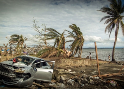 Damage from Typhoon Haiyan, Dulag, Leyte, November 22, 2013. (Eric Jankstrom)