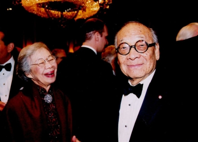 Eileen and I. M. Pei at a New York Annual Dinner (Elsa Ruiz)