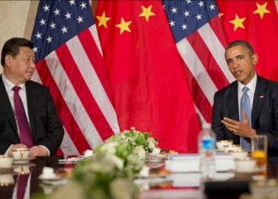President Xi Jinping of China and President Barack Obama of the United States meet in the Netherlands in 2014. (U.S. Embassy The Hague/Flickr)