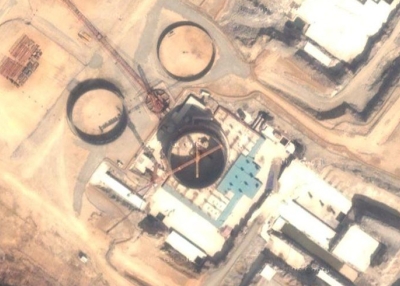 North Korean nuclear reactor under construction (GoogleMaps)