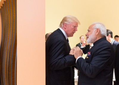 President Donald J. Trump and Prime Minister Narendra Modi at G20