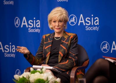 Lesley Stahl appears at Asia Society