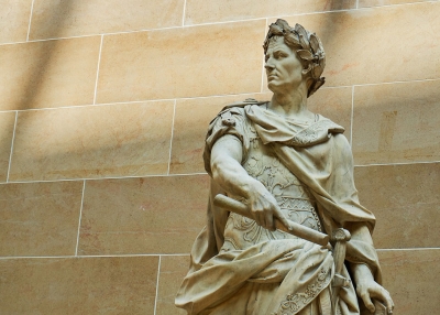 A statue of Julius Caesar