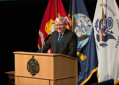 Kevin Rudd at the U.S. Naval Academy, Oct. 10, 2018