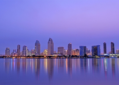 San Diego skyline (Nserrano/Wikimedia Commons)