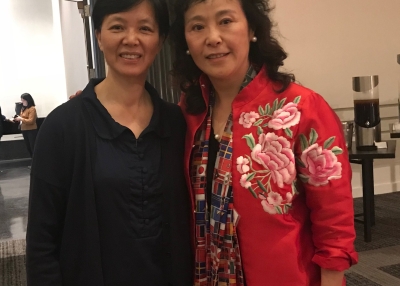 Laoshi Ying Jin with Laoshi Yan Wang