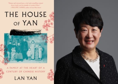 Lan Yan and book cover