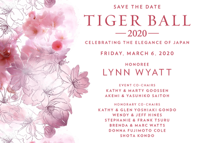 Tiger Ball 2020 Save the Date