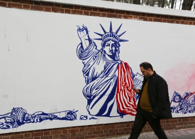 Anti-american Mural Iran