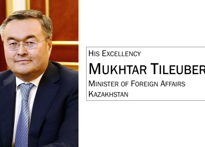 Minister of Foreign Affairs Mukthar Tileuberdi