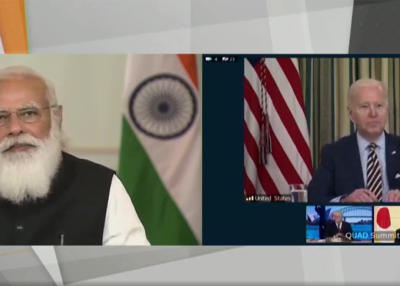 Quad Summit - Prime Minister Modi - Facebook screencap