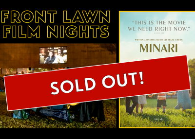 Front Lawn Film Nights Minari Sold Out