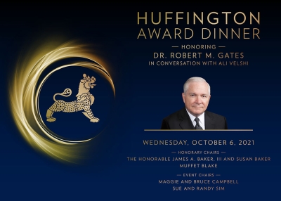 Huffington Award Dinner 2021 Robert Gates