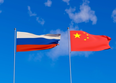 Flag of Russia and China