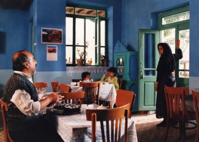 Scene from Border Cafe (2005).