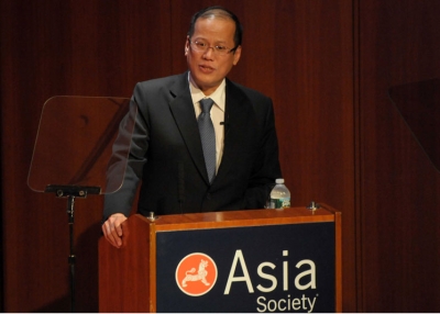 Philippines President Benigno Aquino III at Asia Society New York