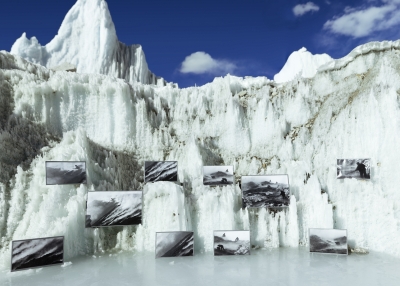 David Breashears: Ice Gallery, Main Rongbuk Glacier, Mount Everest, 2011. (GlacierWorks)