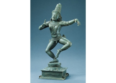 Saint Sambandar. India, Tamil Nadu. Chola period, 12th century. Copper alloy. Asia Society, New York: Mr. and Mrs. John D. Rockefeller Collection, 1979.24