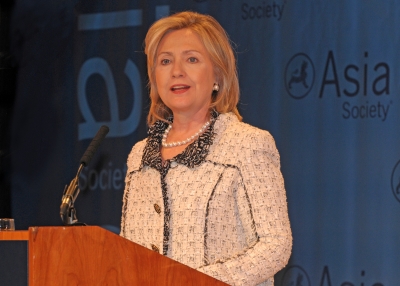 U.S. Secretary of State Hillary Rodham Clinton at Asia Society New York on February 18, 2011. (Asia Society)