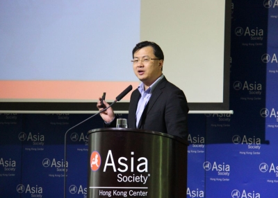 David Wei, Chairman and Founding Partner, Vision Knight Capital, and former CEO, Alibaba.com Ltd in Hong Kong on June 27, 2013. (Asia Society Hong Kong)