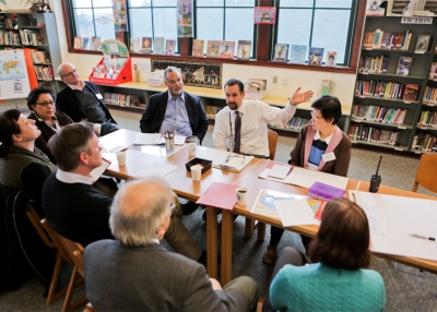 Teachers and leaders participate in a professional learning event.