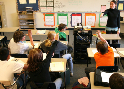 Students in a classroom. (kurtly/istockphoto)