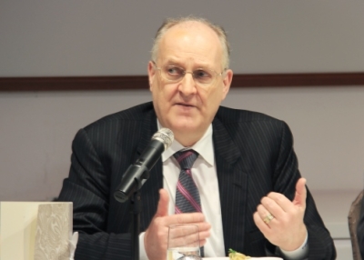 Paul Sheard shared his views on the global economy at Asia Society Hong Kong Center on March 25, 2015.