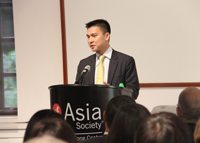 Lord Wei at Asia Society Hong Kong on April 9, 2013. (Asia Society Hong Kong Center)
