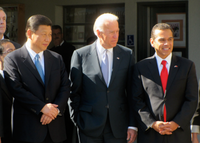 China VP Xi Jinping, US VP Joe Biden, and LA Mayor Antonio Villaraigosa