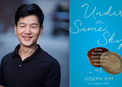 Joseph Kim and his new book 'Under the Same Sky: From Starvation in North Korea to Salvation in America.' (Houghton Mifflin Harcourt)