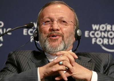 Manuchehr Mottaki at the World Economic Forum.