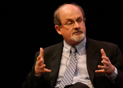 Author Salman Rushdie at the Asia Society. (Bill Swersey/Asia Society)