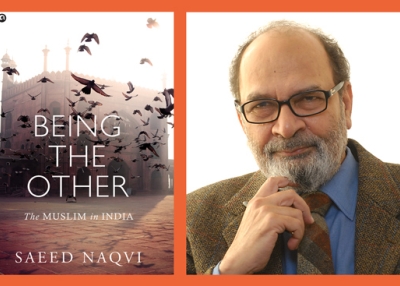(l) Cover of "Being the Other" (r) Saeed Naqvi, photo courtesy the author