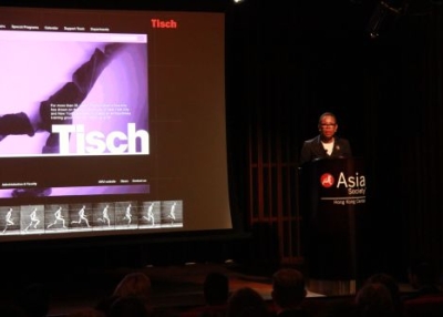 Dr. Mary Schmidt Campbell, Dean of New York University's Tisch School of the Arts, at Asia Society Hong Kong on March 23, 2014. (Asia Society Hong Kong Center)