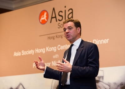 Niall Ferguson delievered a keynote address at the Asia Society Hong Kong Center Fall Gala Dinner on November 21, 2012. 