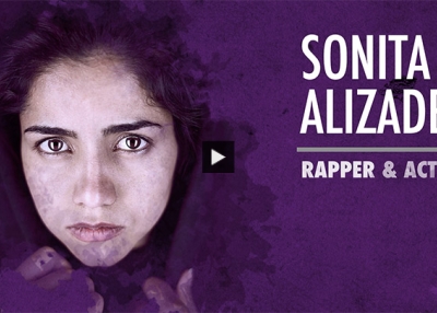Sonita Alizadeh Accepts Asia Society Asia Game Changer Award