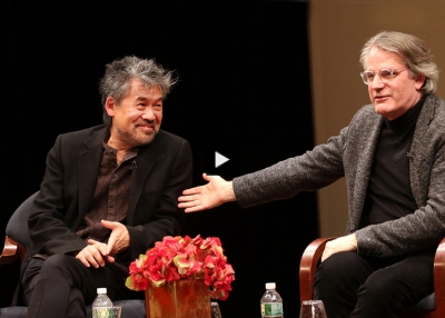 David Henry Hwang and Bartlett Sher in conversation at Asia Society New York, February 2019