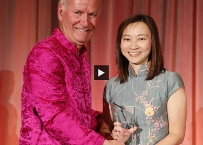 U.S.-Asia Entertainment Game Changer Awards: Tan Shu-Lin Accepts Chairman's Award