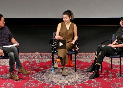 Filmmaker Stephen Maing discusses ‘Ascension‘ with the film‘s director Jessica Kingdon and producer Kira Simon-Kennedy on stage at Asia Society New York