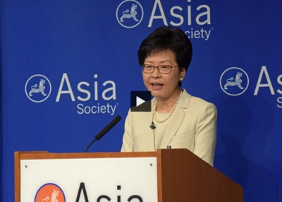 The Honorable Carrie Lam: Chief Secretary of Hong Kong