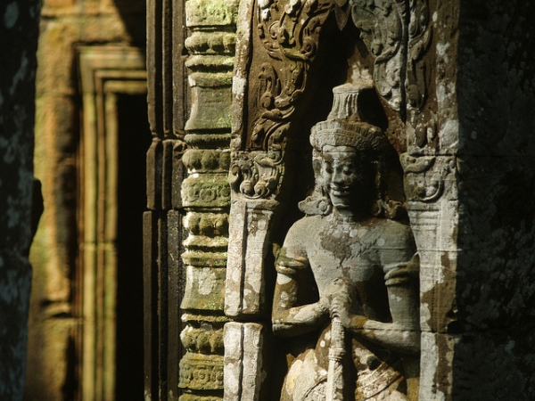 Attention to detail is a signature of the historic architecture of Angkor, Cambodia on October 29, 2013. (Ricardo Sosa/Flickr) 