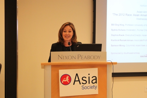 Moderator: Sydnie Kohara, Former CNBC and CBS5 Anchor; ASNC Board Member. (Photo: Asia Society)
